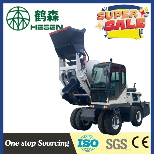 Self-Loading Mixer 5m³ , CE Certified with Tough off-Road Tires