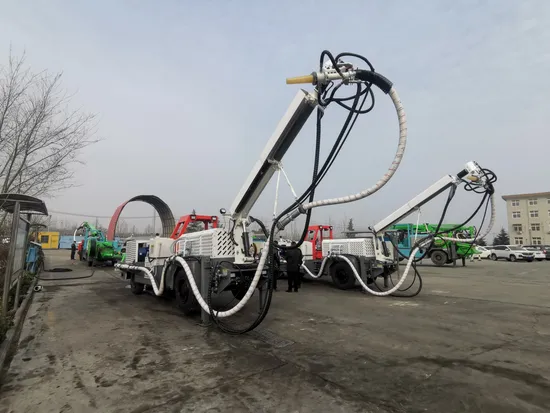 Integrated Wheel Type Concrete Spraying Jumbo/Shotcrete Machine