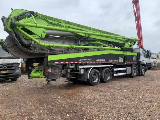 Zoomlion Second Hand Concrete Pump Truck Remote Control Boom Concrete Pumps on Benz Truck 2020 62m Used Concrete Pump Truck