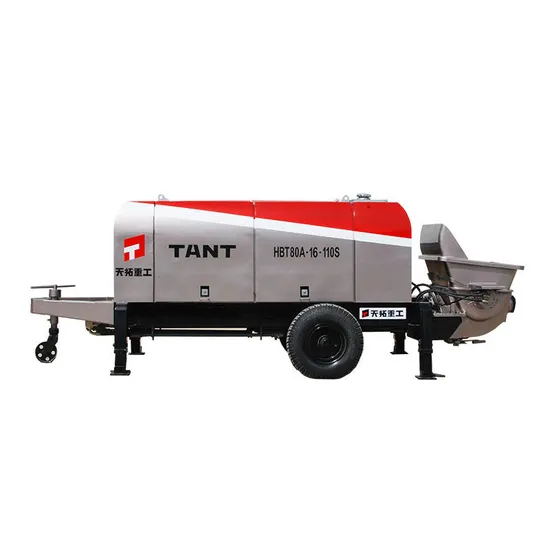 China Factory Large Output Mobile Good Price Concrete Pump Stationary Concrete Trailer Pump