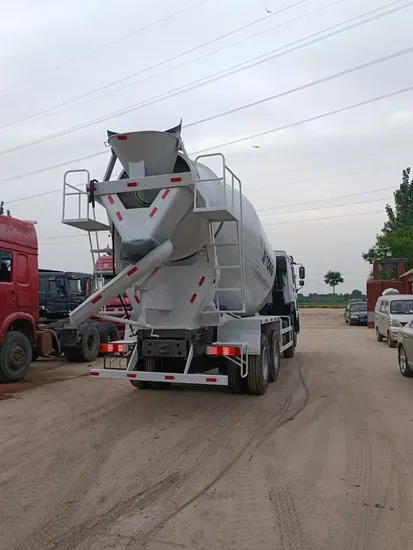 Second-Hand HOWO 6X4 Mixer Truck 380 Horsepower High Load Transportation Comfortable Driving Experience and Reliable Environmental Performance
