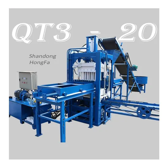 Color Paver Froming Machine Qtf3-20 Bricks Machine Make Blocks