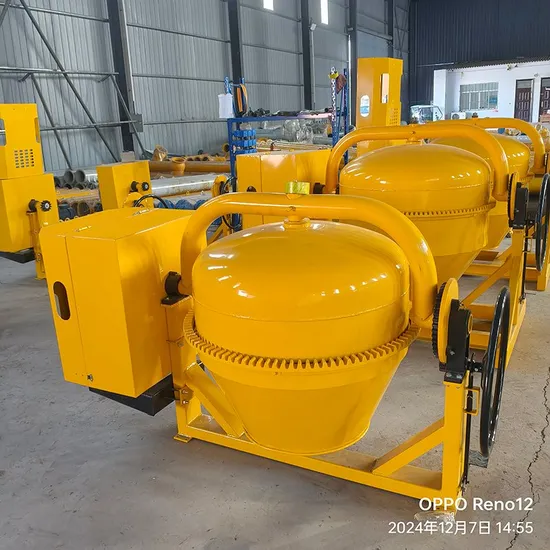 4 Wheels Mixer Self Loading 700L Mobile Diesel Portable Mini Concrete Mixer