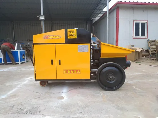 Portable Diesel Hydraulic Trailer Concrete Mixer and Pump Machine