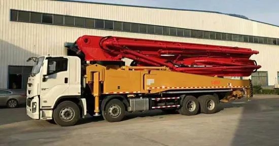 44 Meter 5 Section Used Rz-Fold Boom Pump Concrete Boom Truck Second Hand Pump Truck