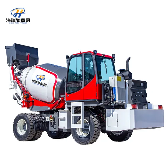 6800 Cubic Meters Self-Loading Concrete Mixer Truck with Articulated Tank Volume