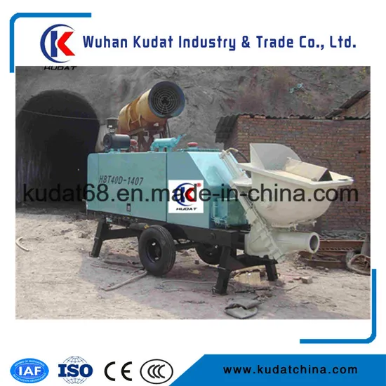 40m3/H Diesel Trailer Concrete Pump Hbt40d