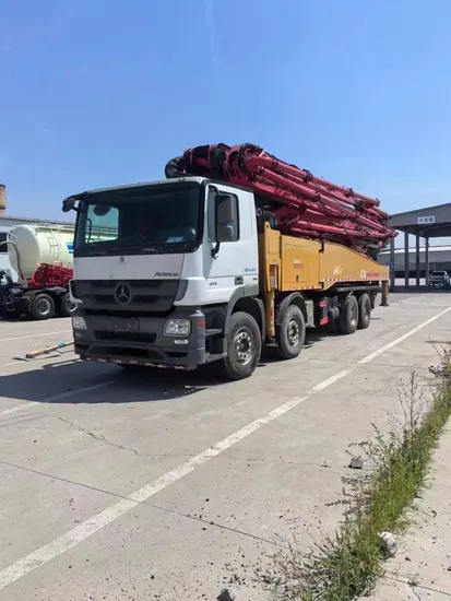 Reliable and Durable Used Mercedes-Benz Cement Concrete Pump Trucks Perform Perfectly in Large Projects