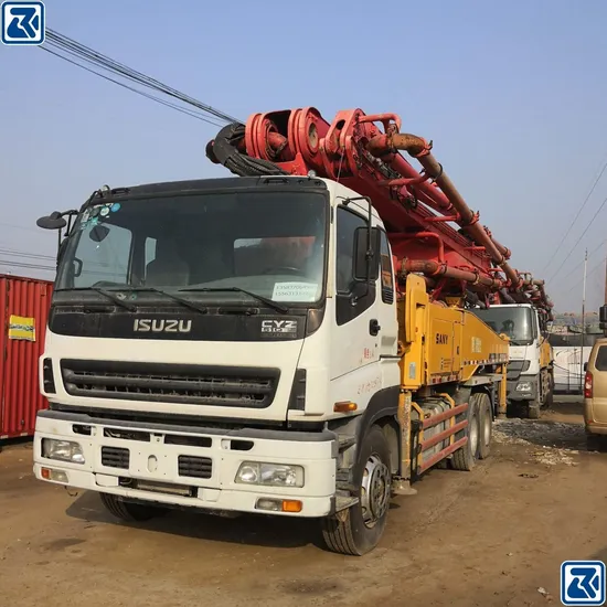 Used Concrete Pump Truck Mounted on Truck Chassis Japan Used Pump Truck