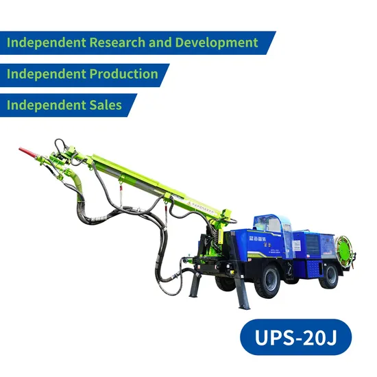 New Generation Construction Shotcrete Equipment Electric Diesel Emergency Mining Shotcrete Machine