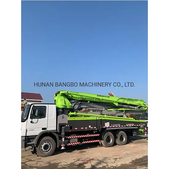 Zoomlion 47m Concrete Equipment Concrete 5 Boom Beton Pump Machine 110m3/H Renewed Concrete Pump Actros 3341 Truck