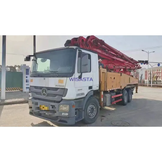 2019 Year SA Ny Benz Chassis 6X4 49m Small Concrete Delivery Truck Mounted 5 Section for Building Construction Used Concrete Pump Truck