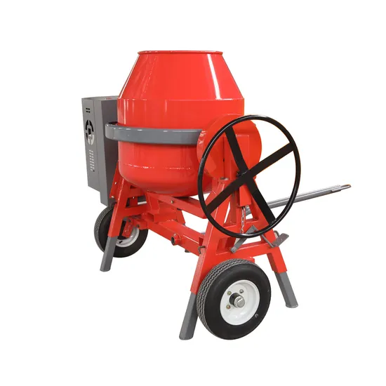 350L Manufacture Gasoline Concrete Mixer Machine with 2 Wheel