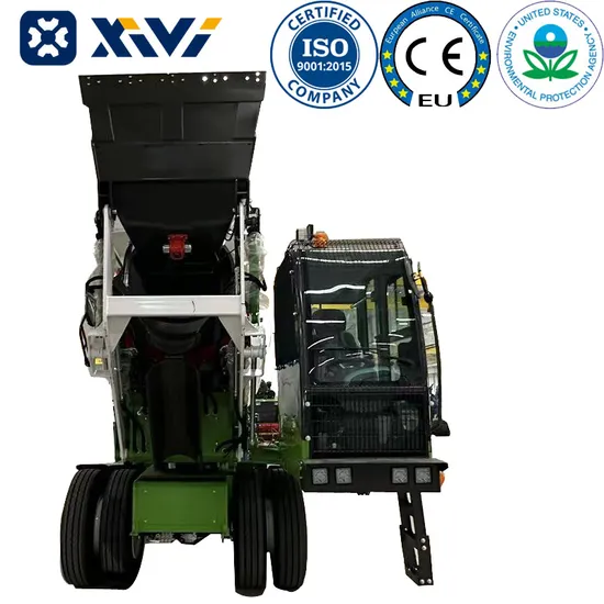 3.5 Cubic Meters (180°) Simple Operation Design Machinery Hydraulic Discharge Variable Capacity Mobile Construction Mixer Truck