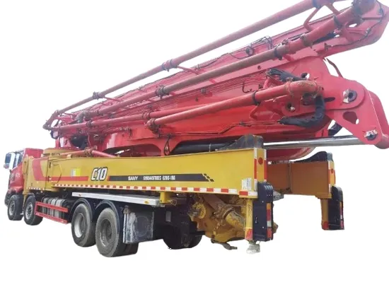 2021 Sani on Sani Chassis Second Hand Concrete Pump Truck Concrete Pumping Equipment 62m Used Concrete Pump Truck