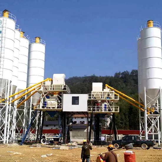 Full Automatic Plant Sicoma System Mobile Construction Machinery Concrete Mixing Plant Hzs 25-240 M3/H