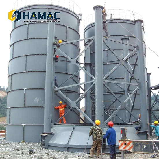 50t 100t Cement Silo Used in Brick Production Line with Factory Price