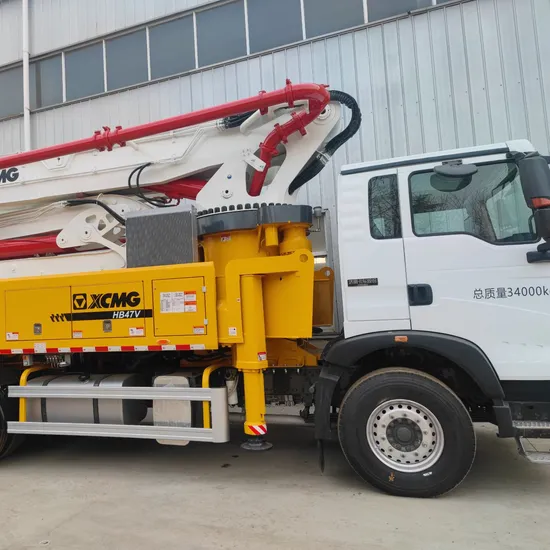 Spot Used Hb47V 47-Meter Xg Concrete Pump Truck