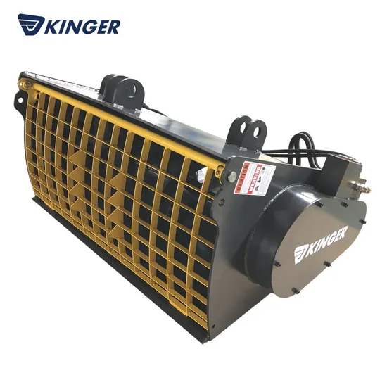 Kinger CE Professional Manufacturer Supplier High Capacity Removable Loader Excavator Attach Concrete Mixing Hopper