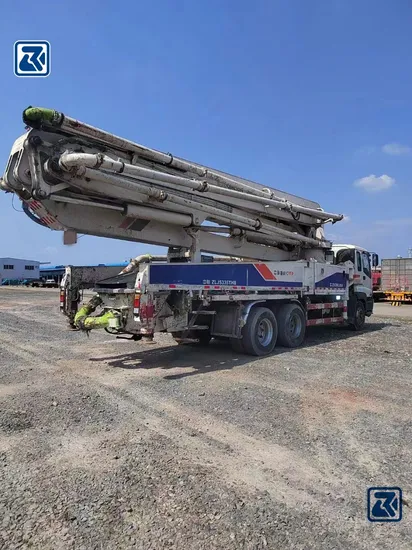 Factory Price 2012 Used Zoomlion 47m Isisuzu Concrete Pump Truck Transport Truck Engineering-Construction-Machinery