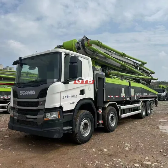 2020 Year Concrete Boom Pump Zoomlion 56m 8X4 with Sca Nia Chassis Used Concrete Pump Truck