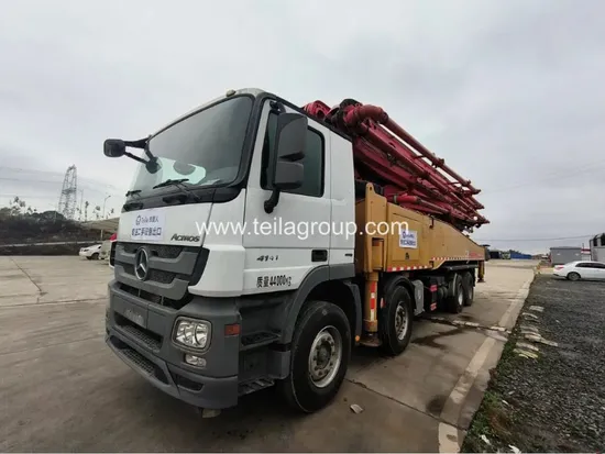 2017 Used 2017 SNI 56 Meter Concrete Pump Truck with Benz Chassis