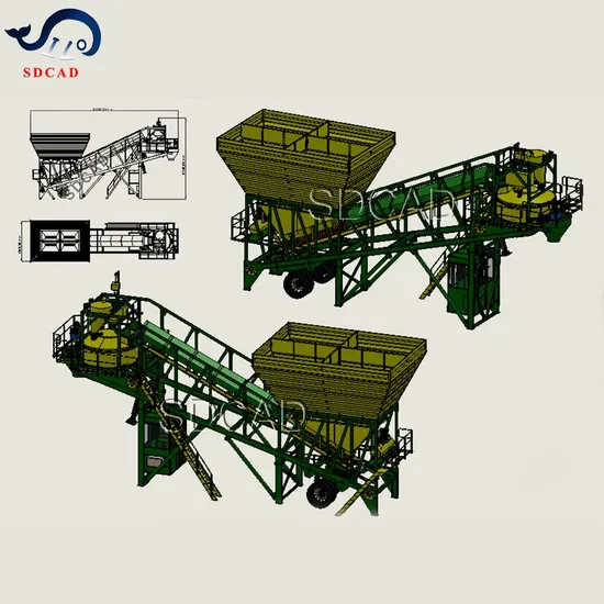 Small Dry Mix Concrete Batching Plants Mobile Concrete Batching Plant for Sale