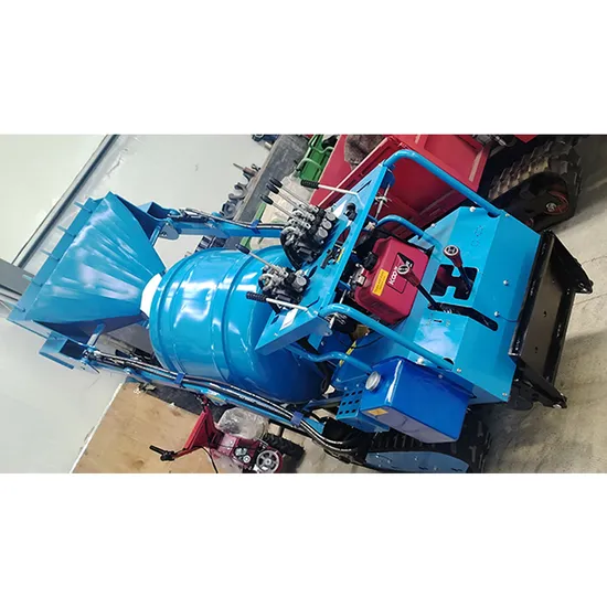 800L Dumper Concrete Mixer Mobile Rubber Crawler Self Loading Concrete Mixer Truck