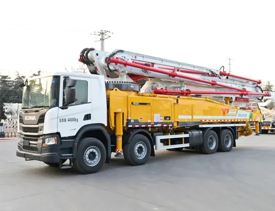 Higher Quality 50m Truck-Mounted Concrete Pump Hb50V Concrete Pump Truck Mounted