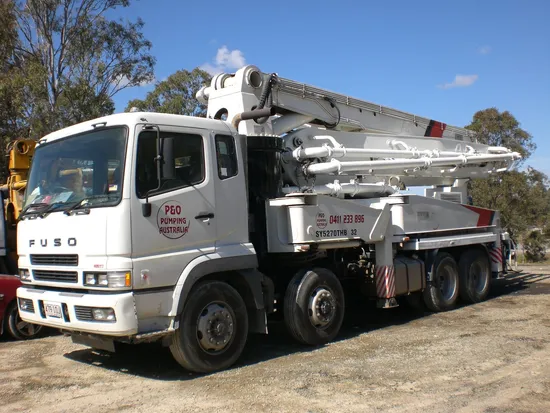 25m Syg5195thb 25c-8 (SZ) Small Truck Mounted Concrete Pump