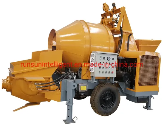 Mobile Concrete Mixer Pump Concrete Mixer Machine with Pumping Machine