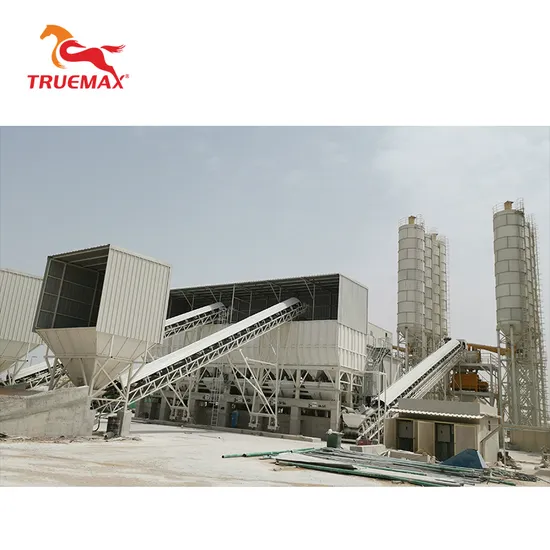 Truemax Mobile Concrete Batching Plant 60m3-240m3 Concrete Mixer