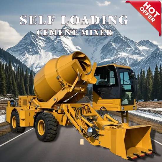 Free Shipping! ! New Mini Chinese 4.0 M3 Cubic Meter Cement Concrete Self-Loading Articulated Mobile Mixing Mixer Truck with Pump for Low Price Sale