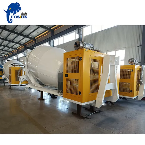 Small Mixer 2m3 Cement Drum Mixer Portable Concrete Mixers