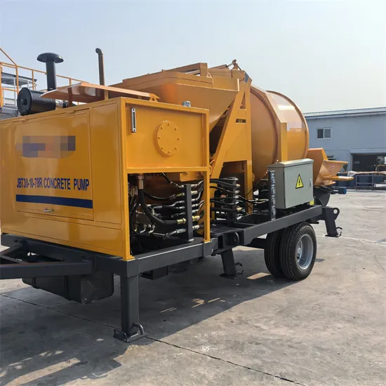 Diesel Engine Used Cement Mixer Pump Mobile Concrete Mixer Machine Price Diesel Concrete Pumps 40m3/H Concrete Mixing Pump