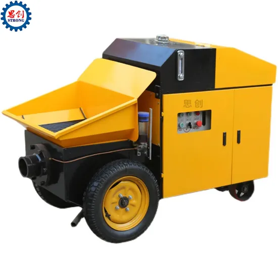 Small Secondary Construction Column Pump 80m3/H Diesel Concrete Trailer Pump for Sale