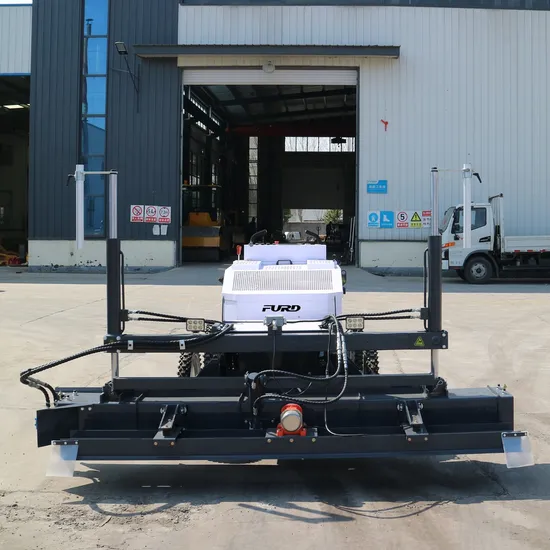 Ride on Four-Legged Self-Leveling Concrete Vibratory Screed Machine Laser Concrete Screed for Sale