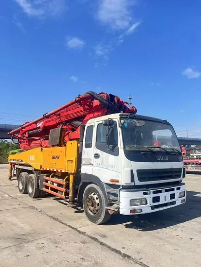 Reliable Sany 46m Used Mechanical Concrete Pump Truck for All Kinds of Construction Projects