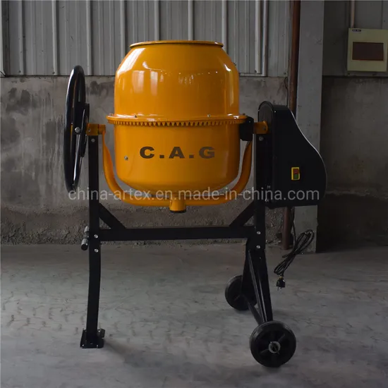 120L Mini Asphalt Plant Electric Power Concrete Construction Mixer