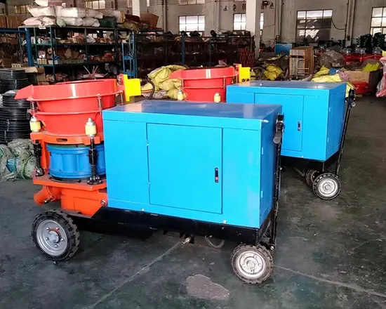Spraying Concrete Shotcrete Machine Pz-3 Dry-Mix Shotcrete Machine Shotcrete Machine with New Nozzle