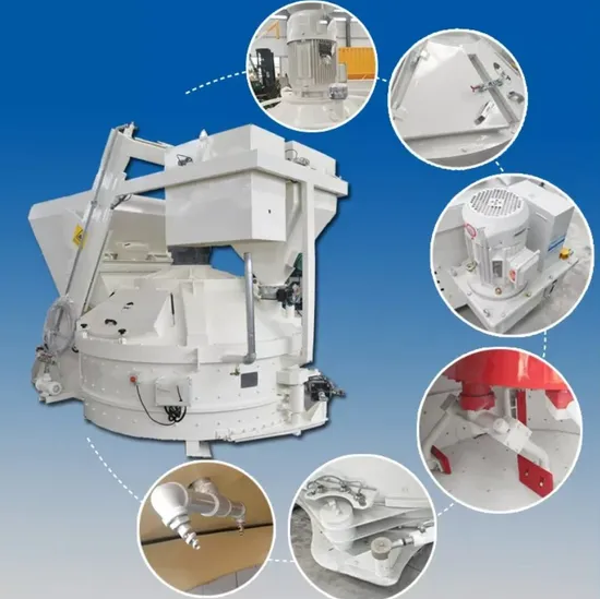 MP500 Easy to Operate Planetary Vertical Shaft Cement Mixer for Concrete Production