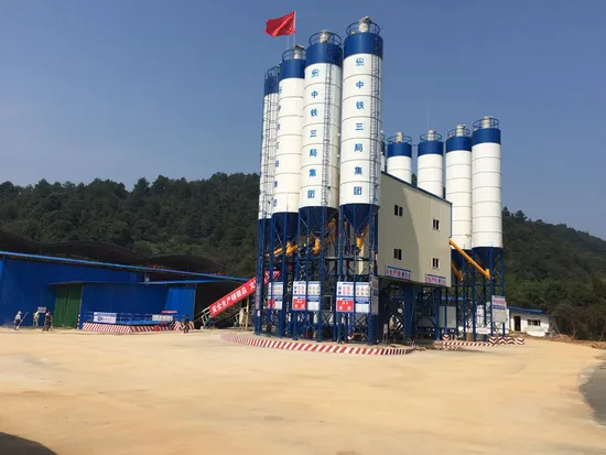 180m3/H Concrete Mixing Plant Belt Conveyor (HZS180)