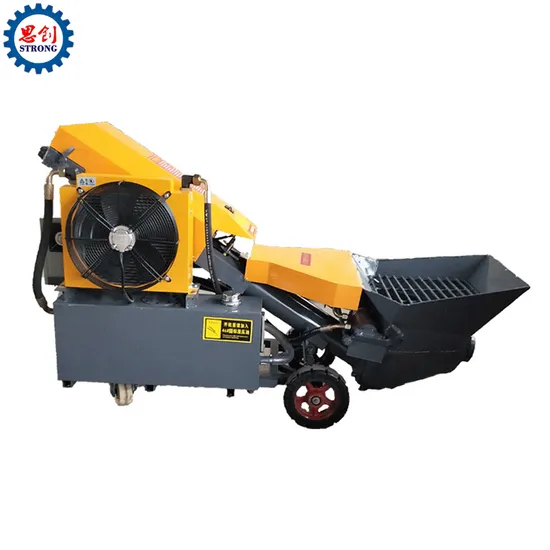 Concrete Pump for Construction Foundation/Electric Small Fine Stone Pump