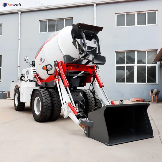 Yaweh 1.2 to 5 China Manufacturer Price Automatic Hydraulic Mixing Machine Mini Small Mobile Self Loading Cement Concrete Mixer Truck with Drum Pump for Sale