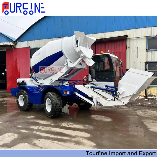 4 M3 Self Loading Concrete Mixer Truck Cement Mixer Car for Sale