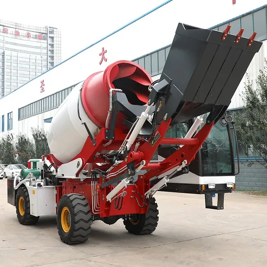 Multi Functional Flat Mouth Self Loading Concrete Mixers Self Loading Concrete Mixer Truck