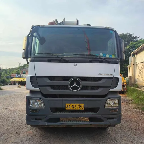 2018 2019 Second Hand Concrete Machinery on Benz Truck Wireless Remote Control Concrete Machinery Construction Equipment 62m Used Concrete Pump Trucks