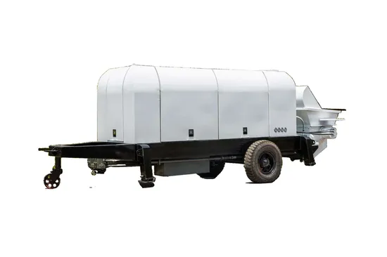 Hbts40 Small Mobile Portable Electric Diesel Type Trailer Mounted Stationary Concrete Pump Factory Price