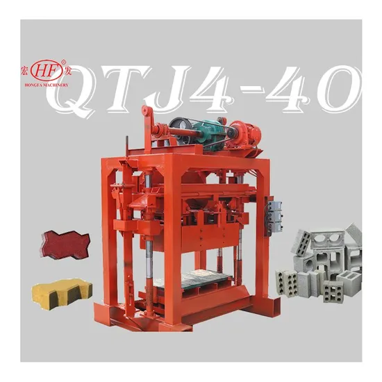 Qtj4-40b2 Building Block Machine Concrete Hollow Block Molding Machine