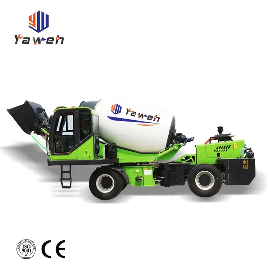 Yaweh Brand Professional Manufacturer 3.5m3 Automatic Self Loading Concrete Mixer Truck